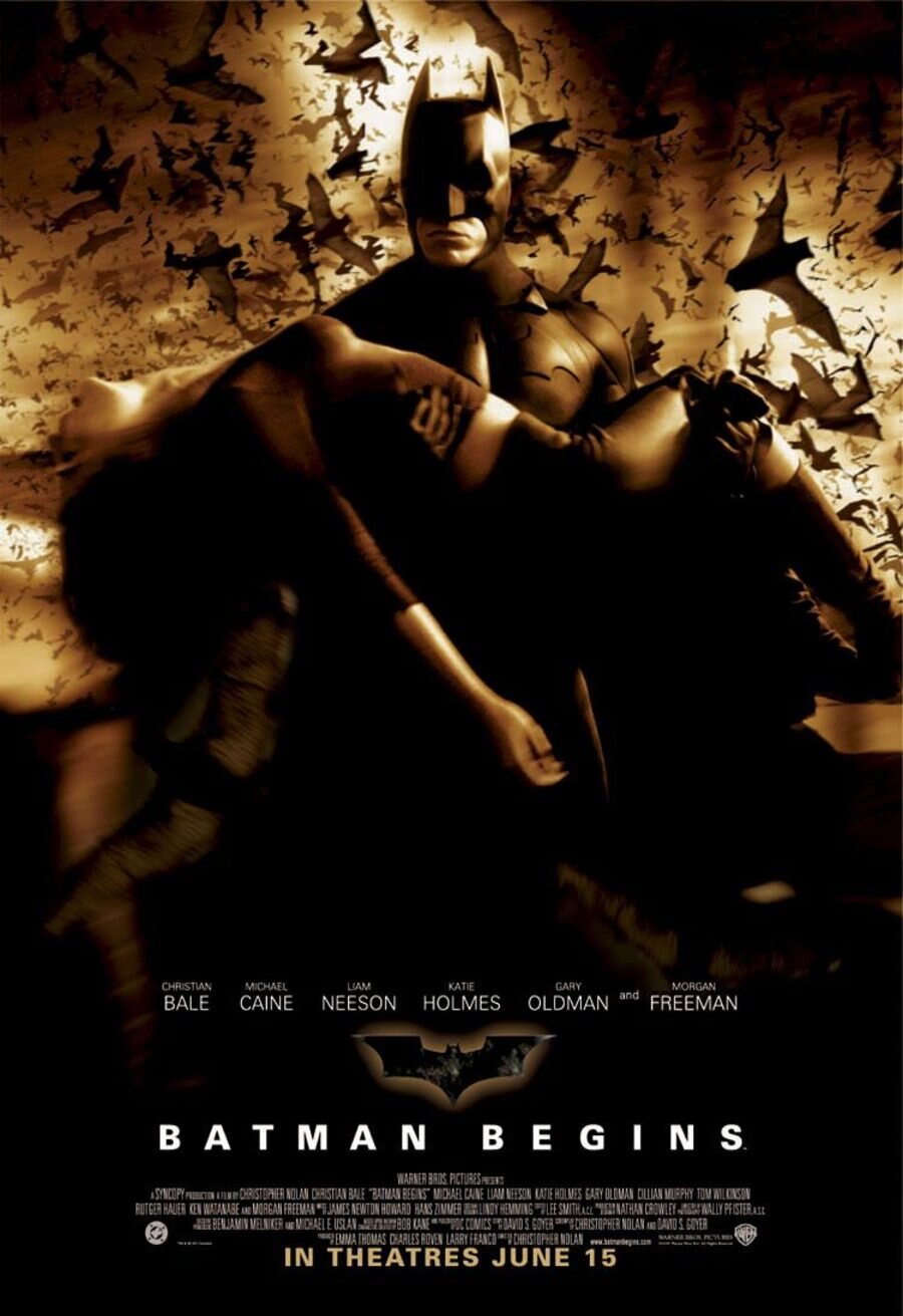 Cartel de Batman Begins - Estados Unidos