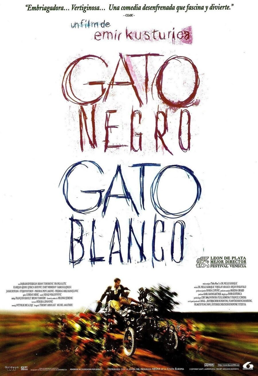 Cartel de Gato negro, gato blanco - España