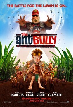 Cartel de Ant Bully. Bienvenido al hormiguero