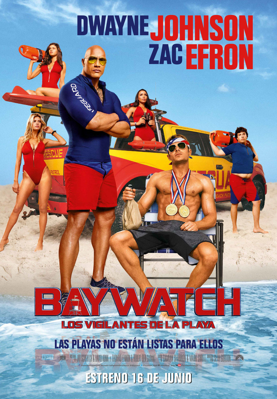 Cartel de Baywatch: Los vigilantes de la playa - España 'Baywatch: Los Vigilantes de la Playa'