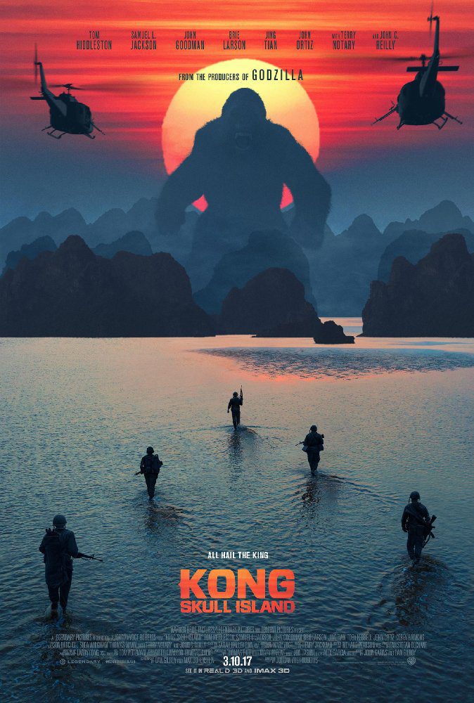 Cartel de Kong: La Isla Calavera - EE.UU.