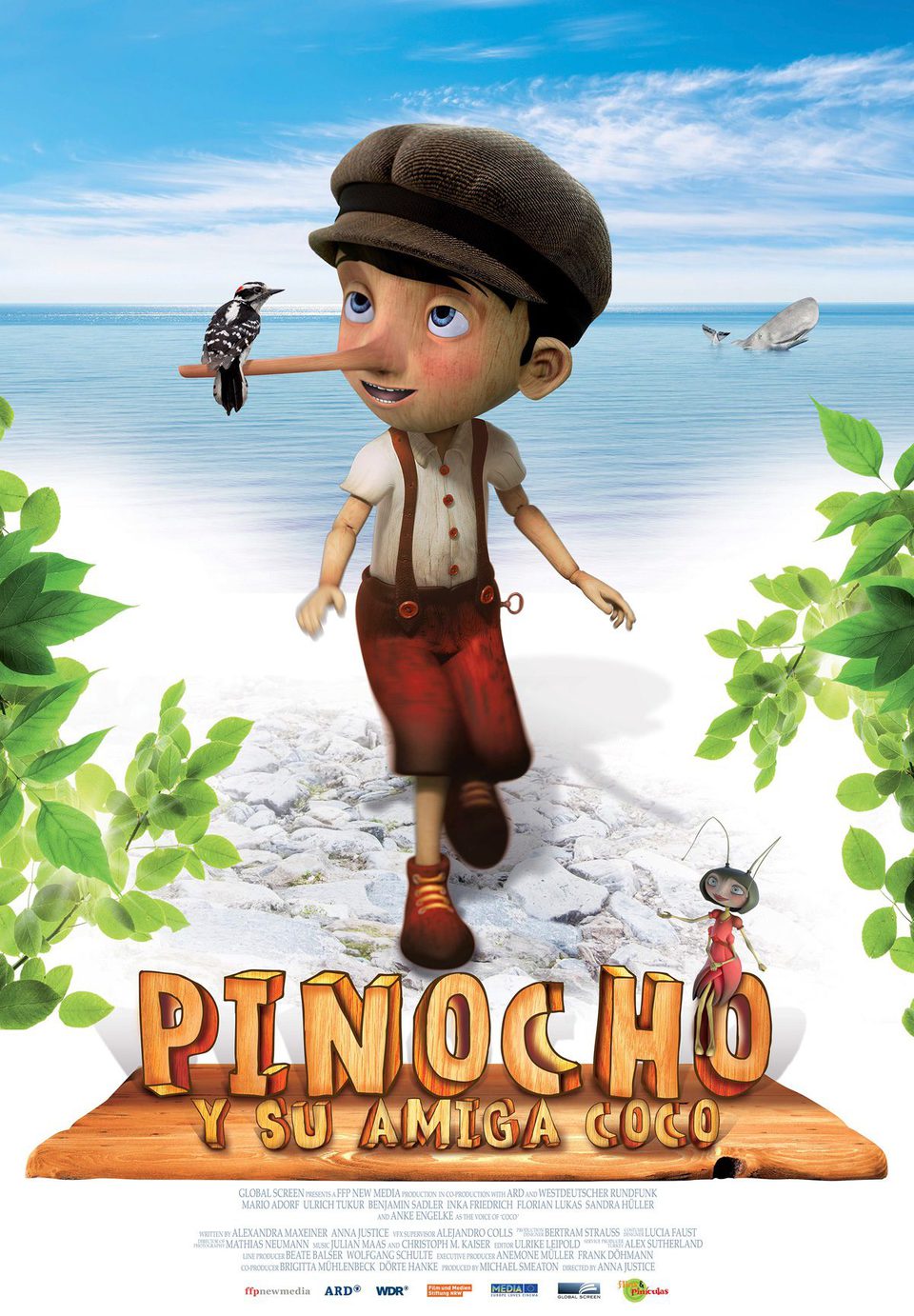 Cartel de Pinocho y su amiga Coco - Pinocho y su amiga Coco