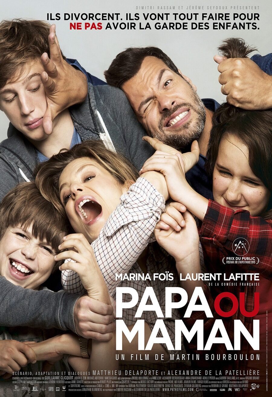 Cartel de Papá o mamá - Papa ou maman