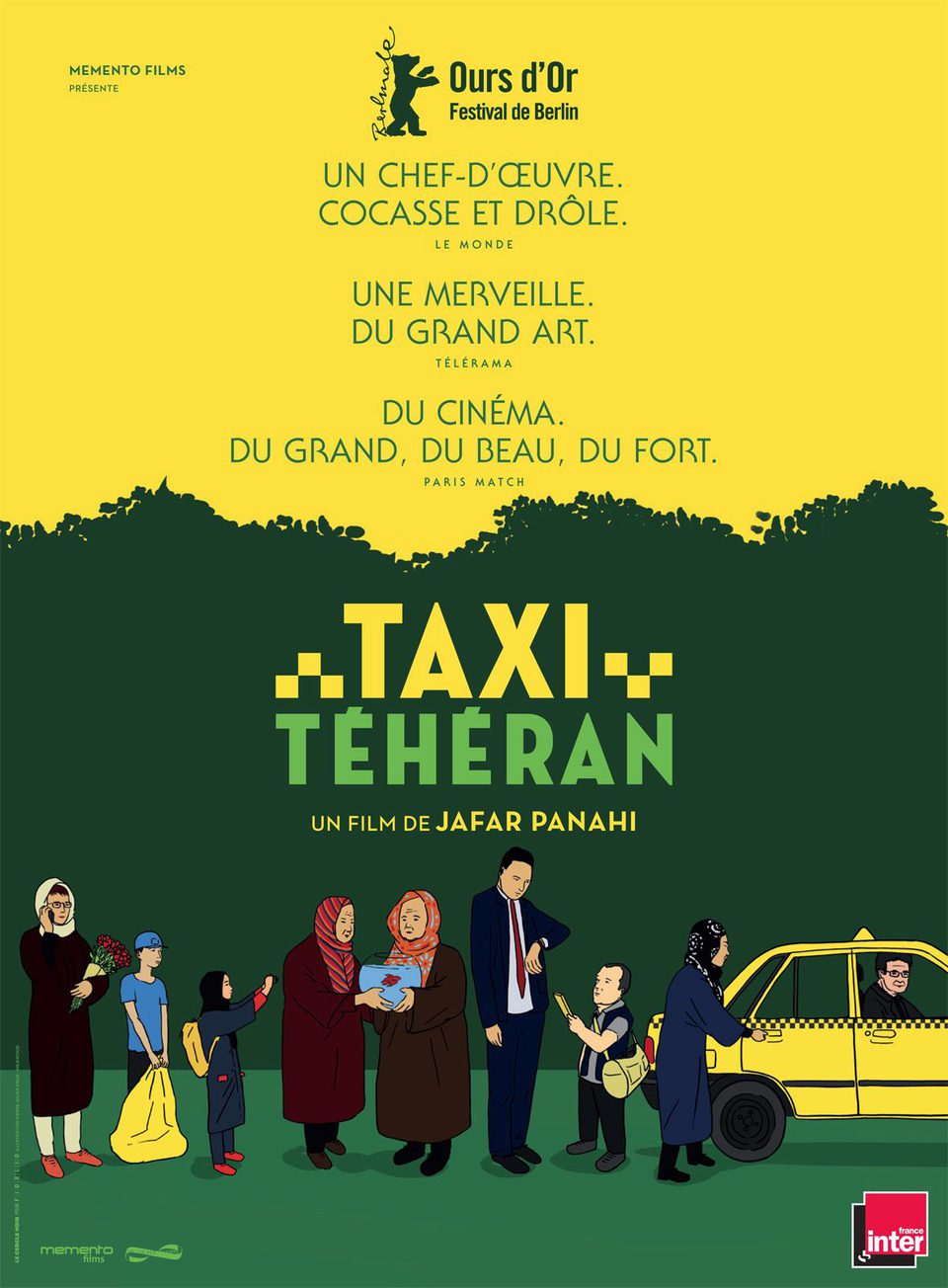 Cartel de Taxi Teherán - Taxi Teherán