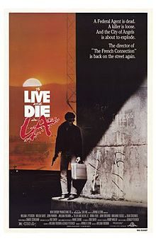 Cartel de Vivir y morir en Los Ángeles - Internacional