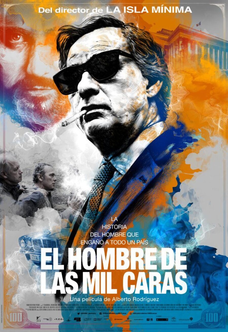 Cartel de El hombre de las mil caras - España