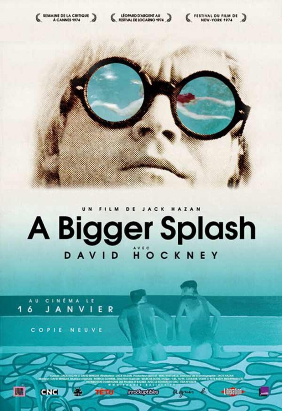 Cartel de Cegados por el sol - 'A Bigger Splash' póster Francia