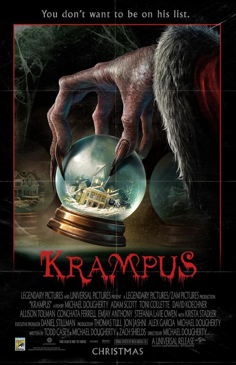 Cartel de Krampus: Maldita Navidad - Comic Con