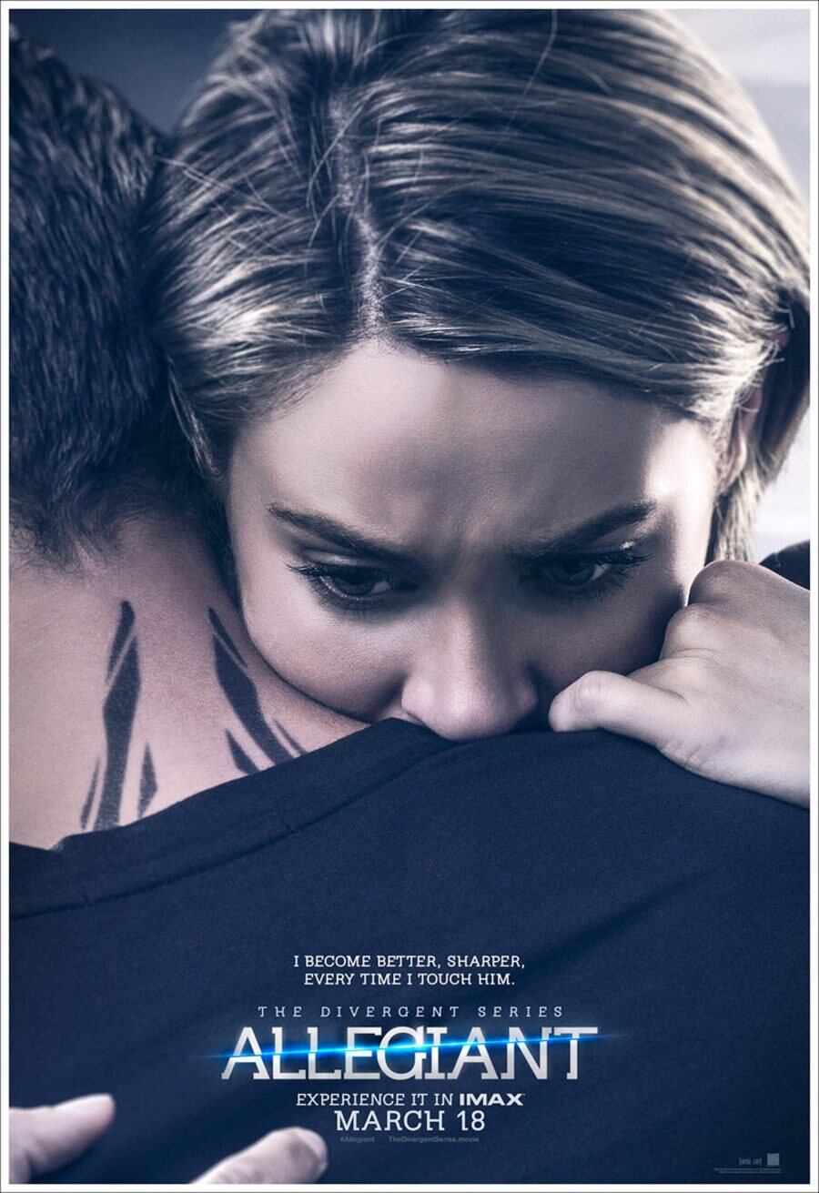 Cartel de La serie Divergente: Leal - Abrazo Tris y Cuatro 1