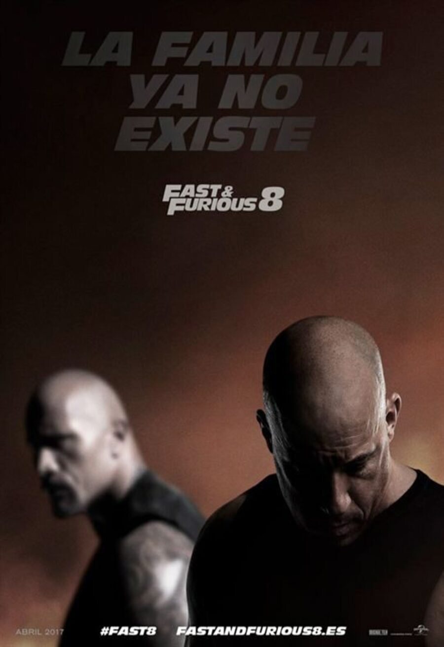 Cartel de Fast & Furious 8 - E.E.U.U.