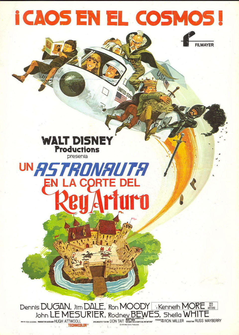 Cartel de Un astronauta en la corte del Rey Arturo - España