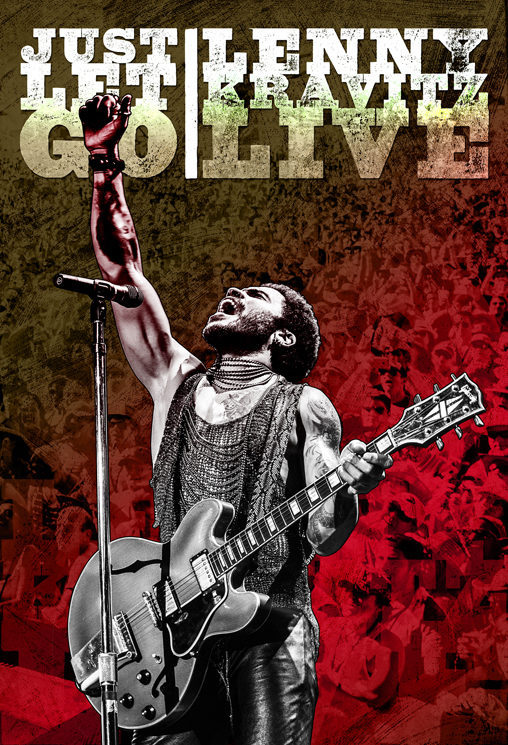 Cartel de Just Let Go: Lenny Kravitz Live - Reino Unido