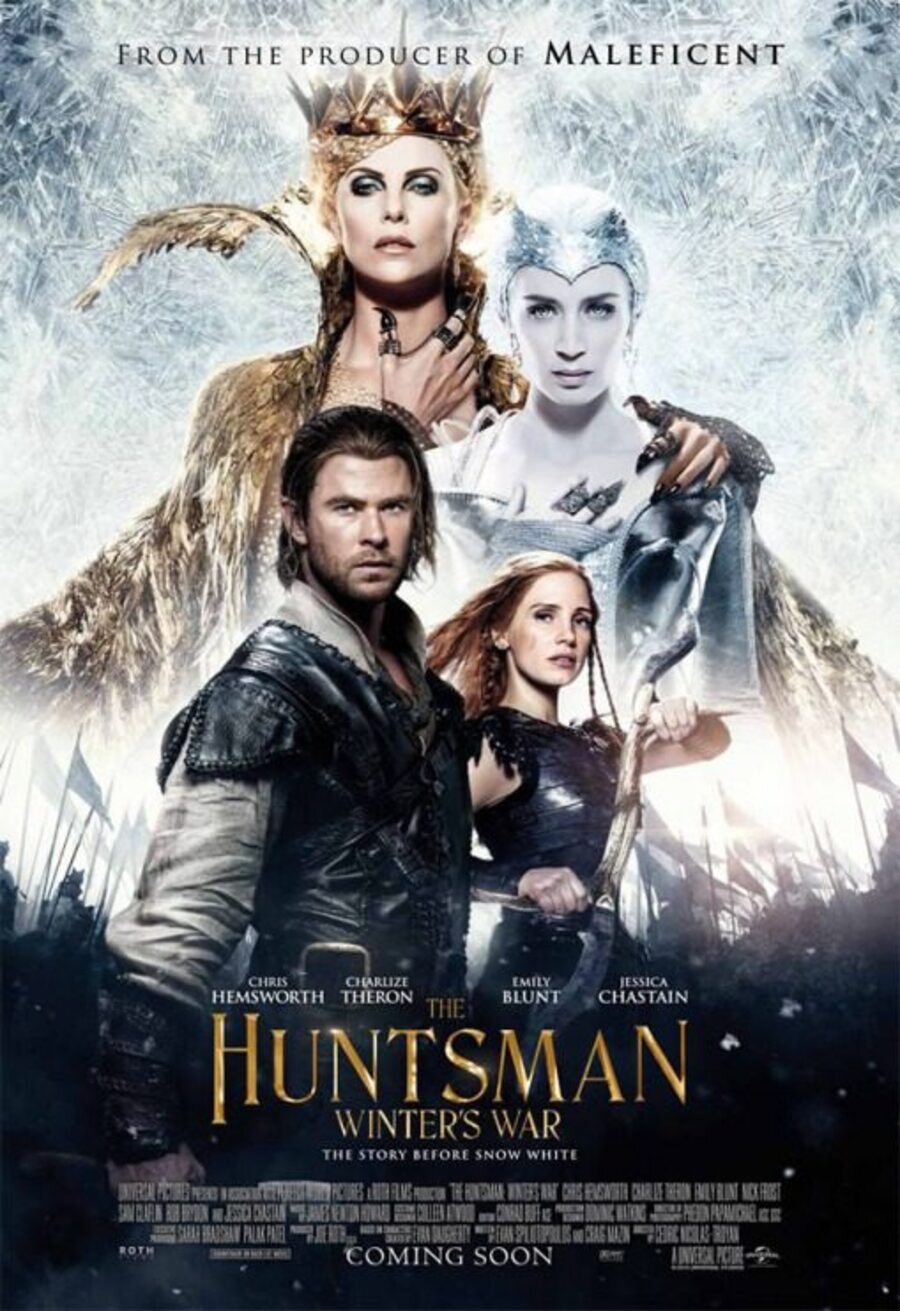 Cartel de Las crónicas de Blancanieves: El cazador y la reina del hielo - EE.UU