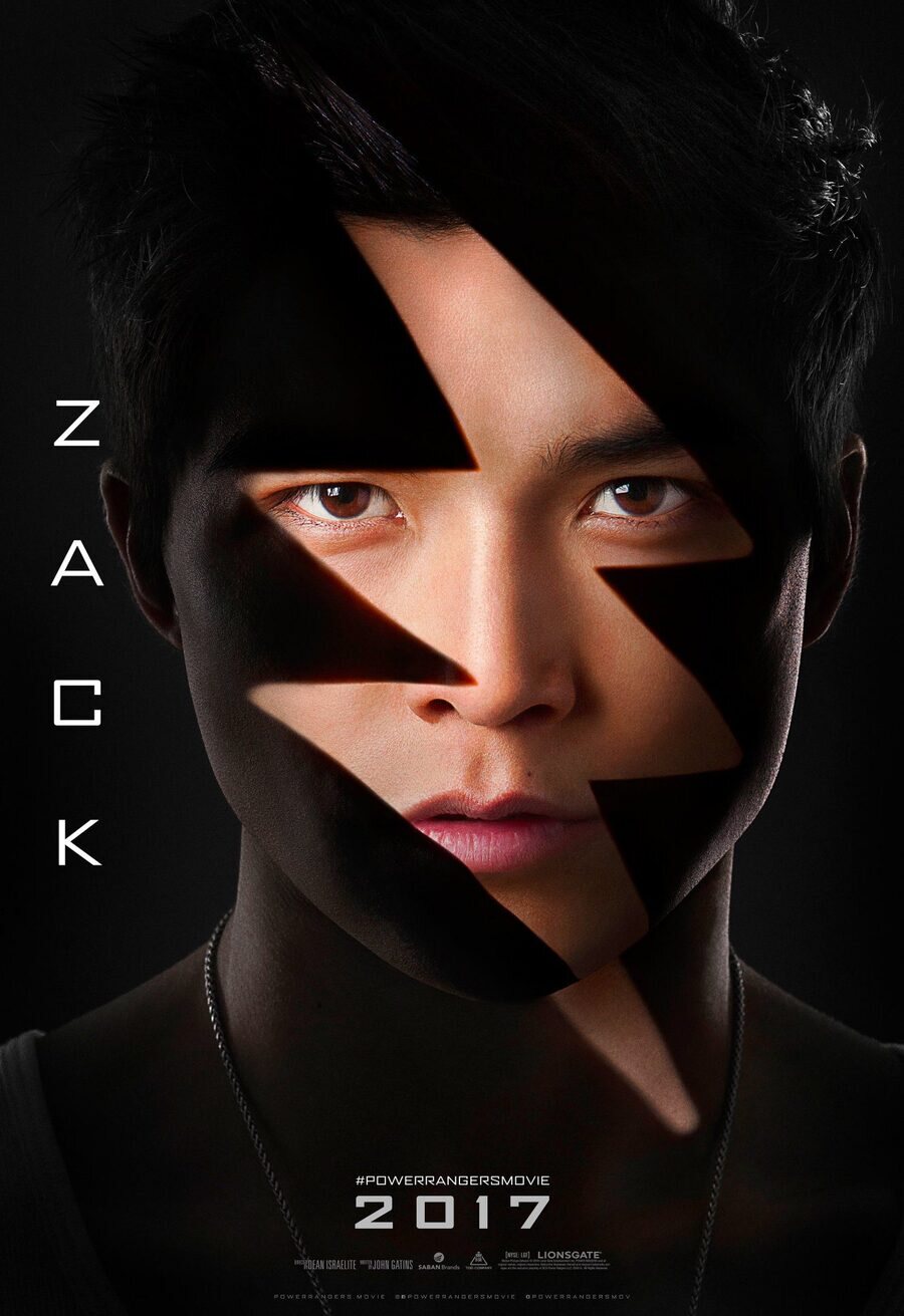 Cartel de Power Rangers - Teaser póster Zack