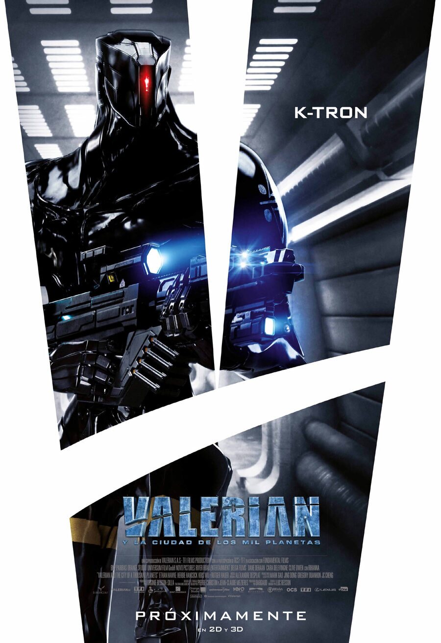 Cartel de Valerian y la ciudad de los mil planetas - K-Tron