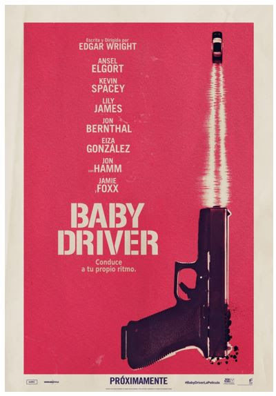 Cartel de Baby Driver - España
