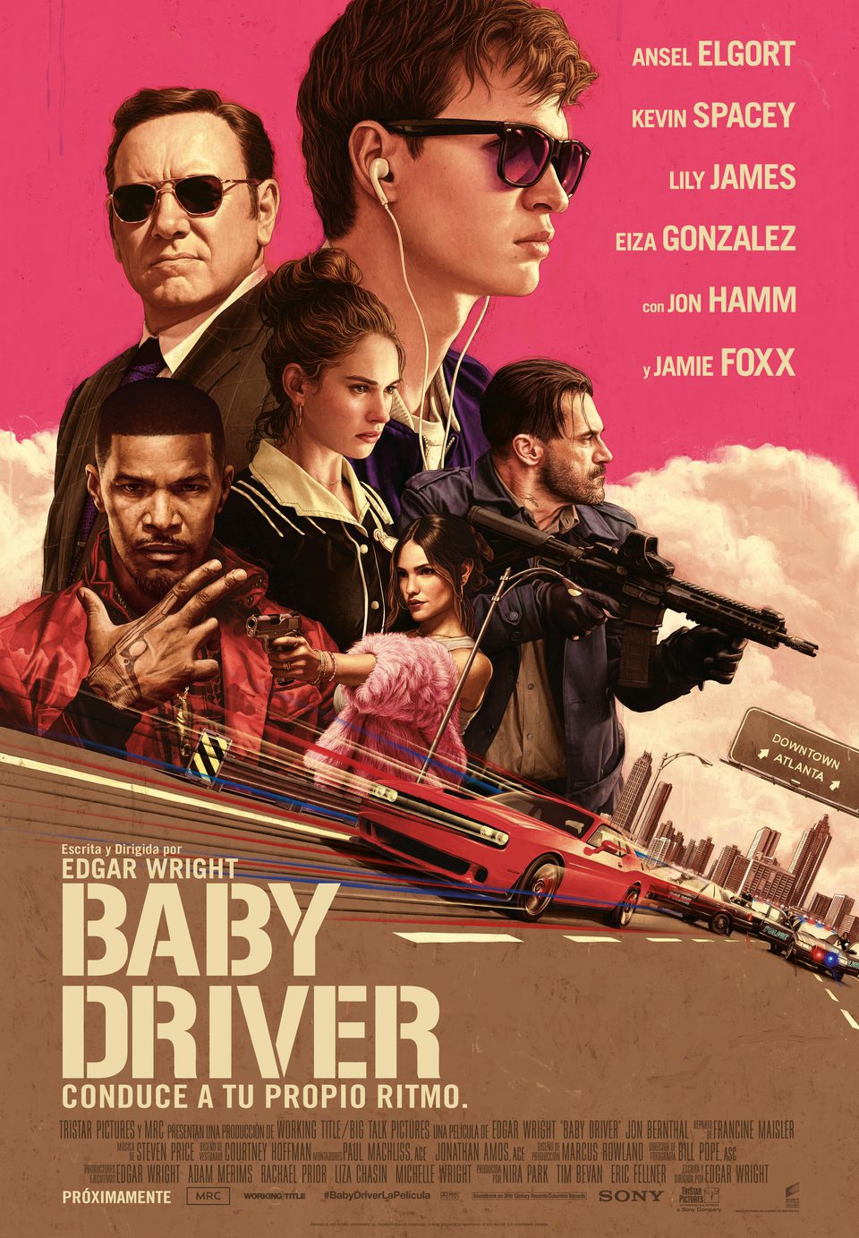 Cartel de Baby Driver - Baby Driver Póster Español #2