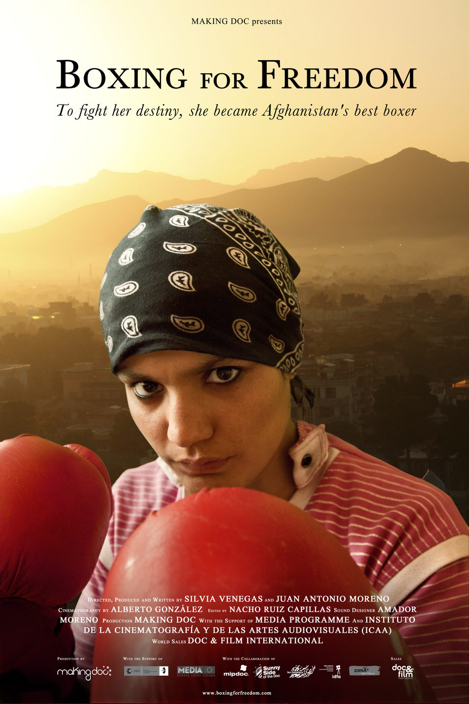 Cartel de Boxing for Freedom - España