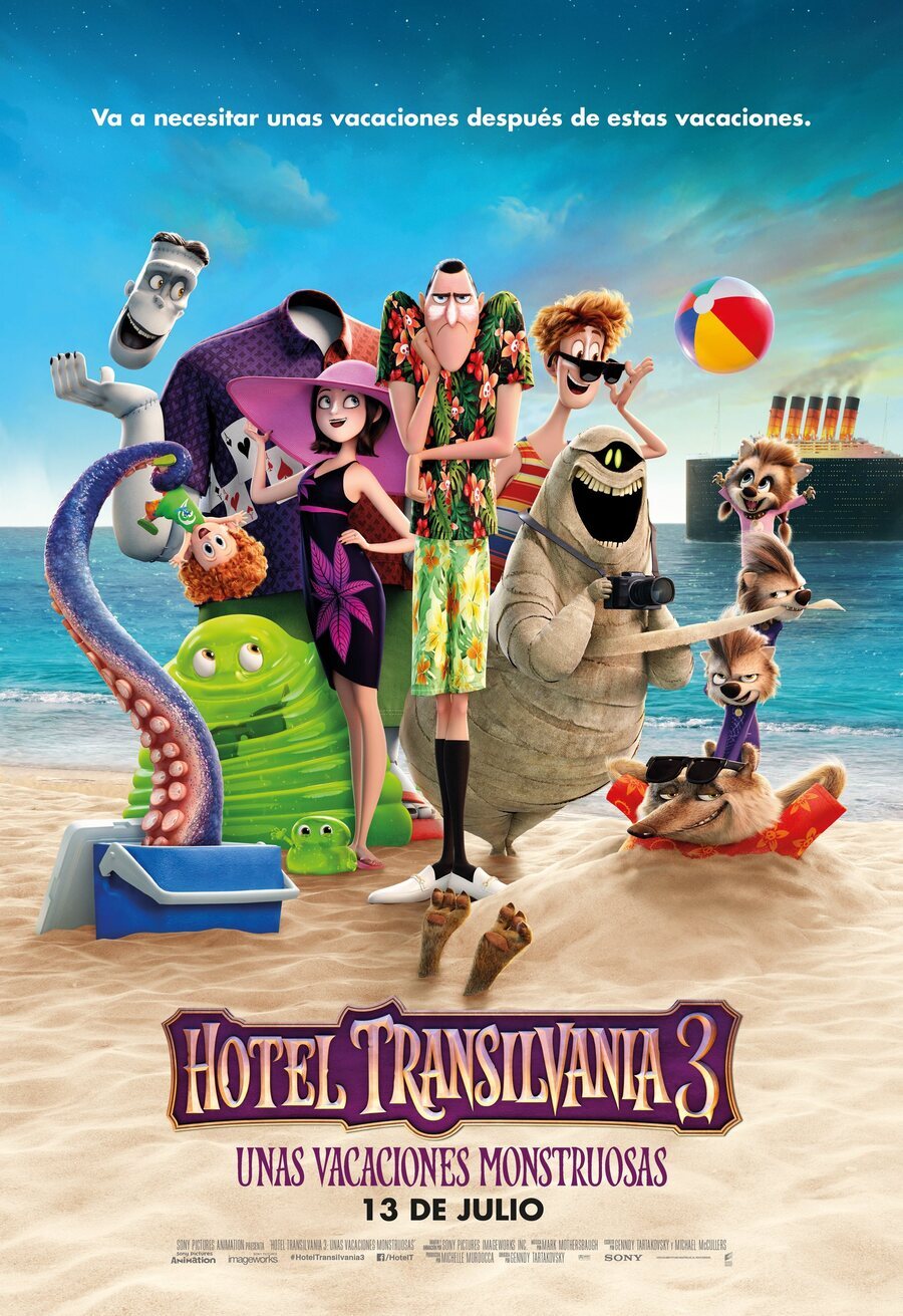 Cartel de Hotel Transilvania 3: Unas vacaciones monstruosas - Cartel España
