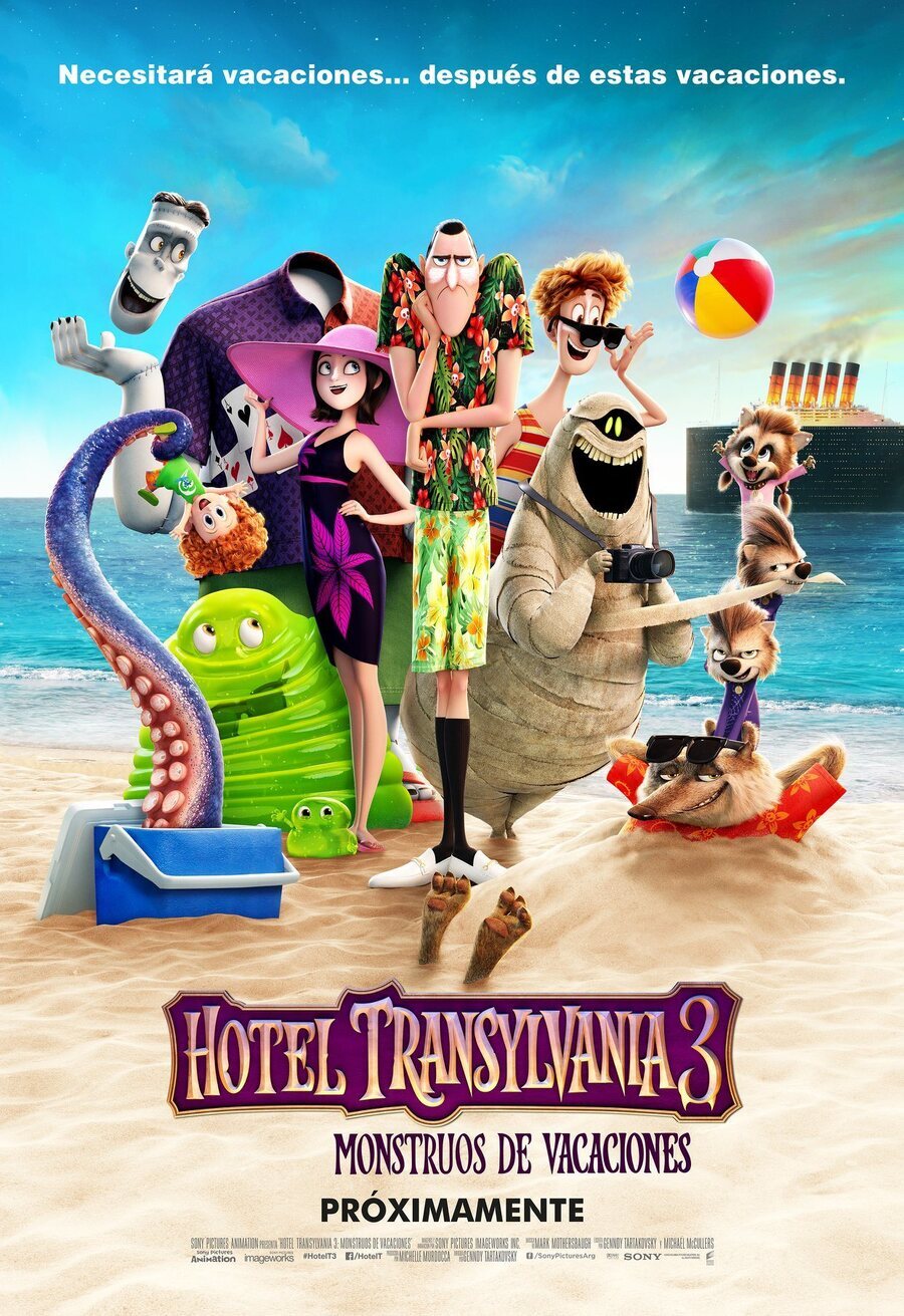 Cartel de Hotel Transilvania 3: Unas vacaciones monstruosas - México