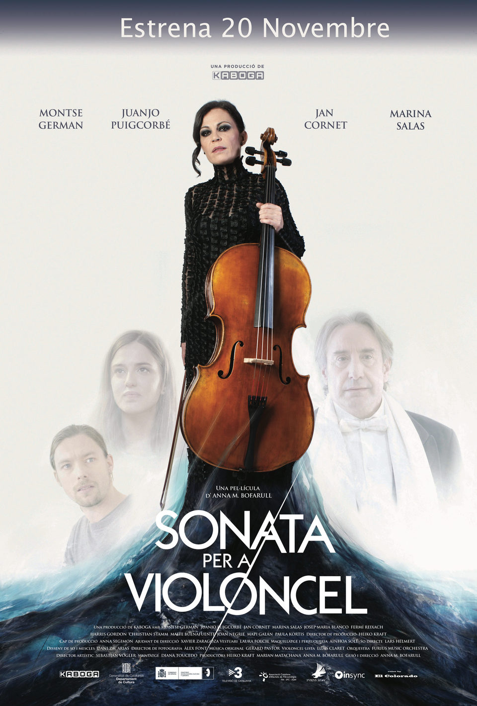 Cartel de Sonata para violonchelo - Catalán