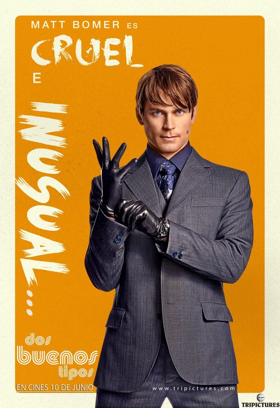 Cartel de Dos buenos tipos - Matt Bomer