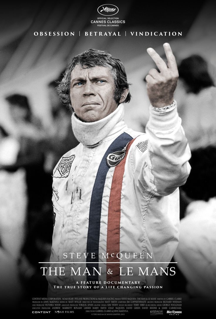 Cartel de Steve McQueen: The Man & Le Mans - Estados Unidos