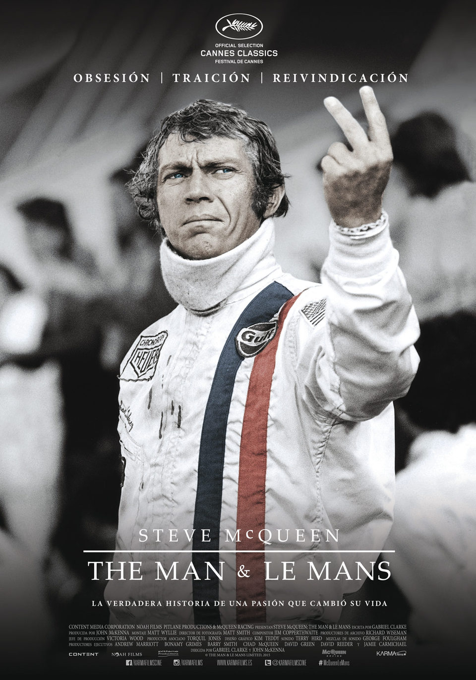 Cartel de Steve McQueen: The Man & Le Mans - Español