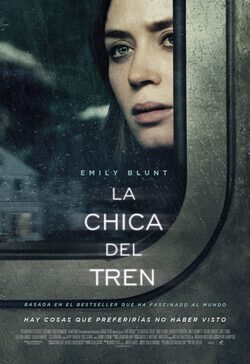 Cartel de La chica del tren