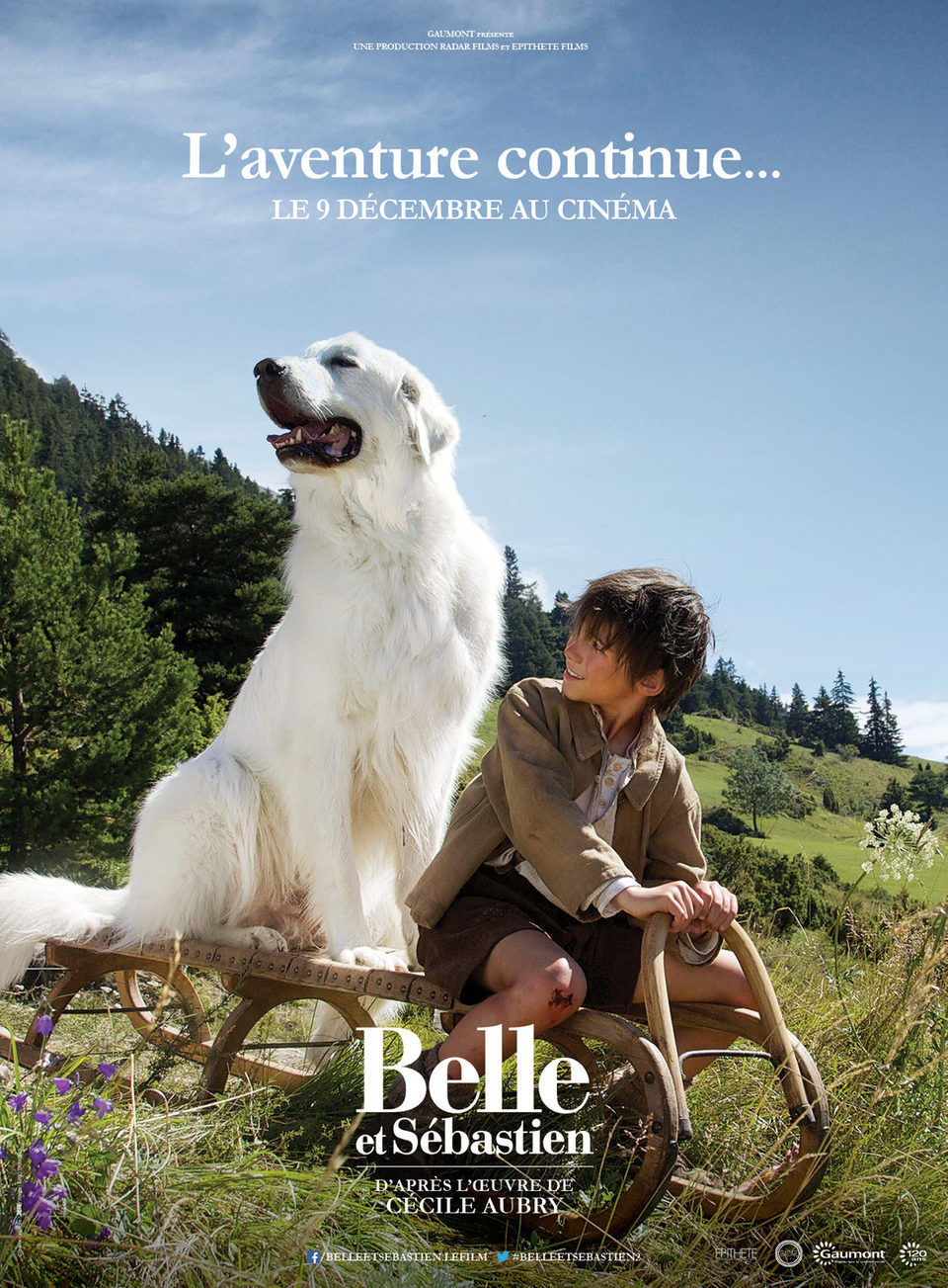 Cartel de Belle & Sébastien: L'aventure continue - Francia