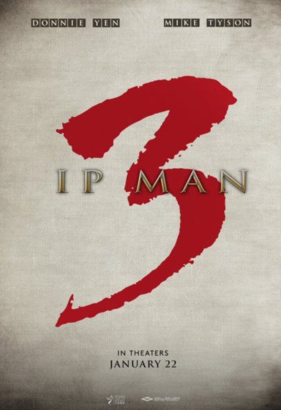 Cartel de Ip Man 3 - Reino Unido