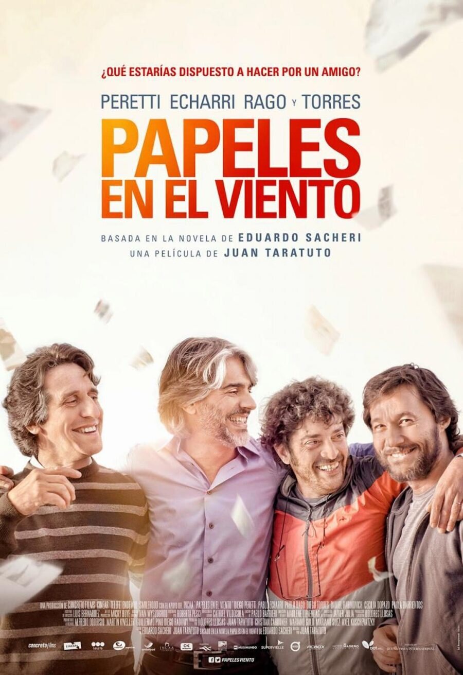 Cartel de Papeles en el viento - España