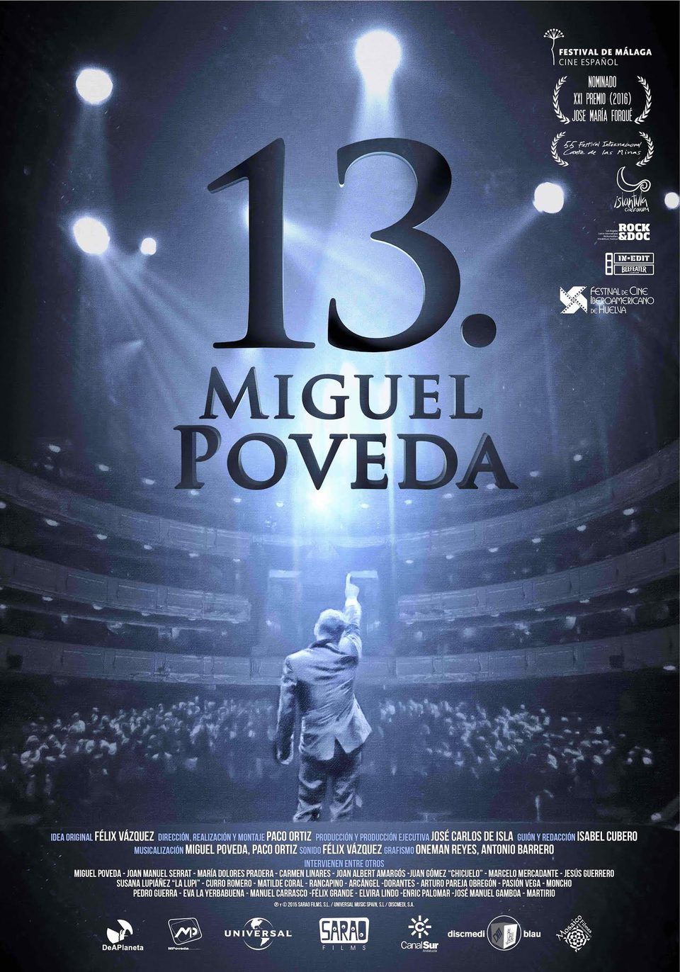 Cartel de 13. Miguel Poveda - España definitivo