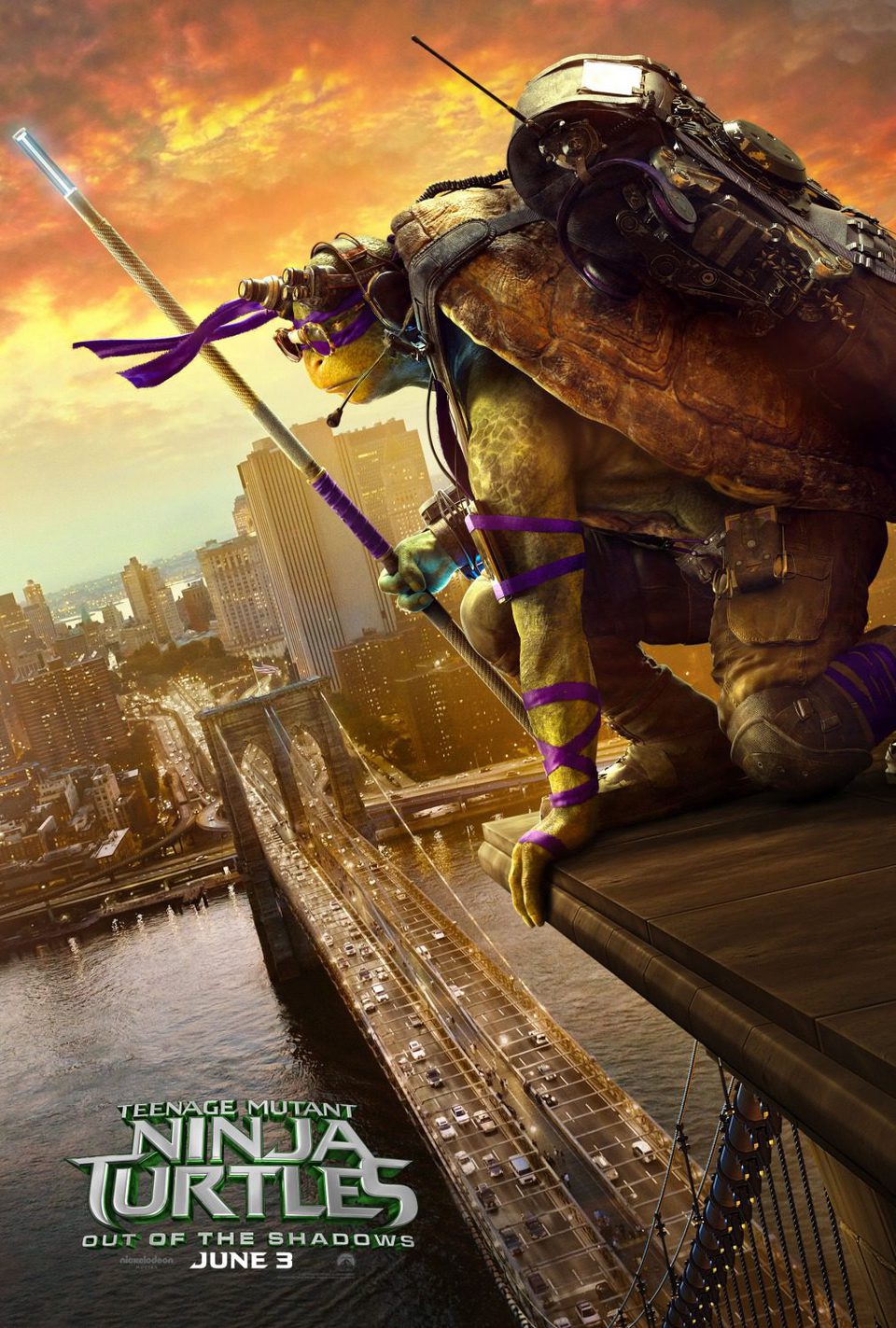 Cartel de Ninja Turtles: Fuera de las sombras - Donatello