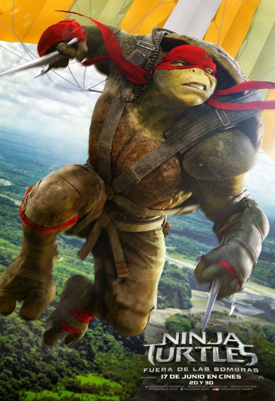 Cartel de Ninja Turtles: Fuera de las sombras - España #3
