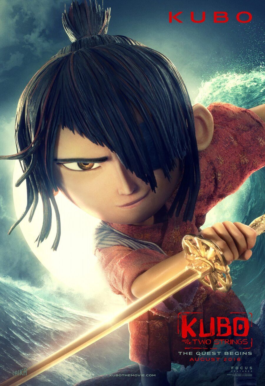 Cartel de Kubo y las dos cuerdas mágicas - Kubo