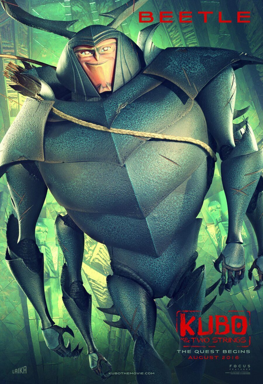 Cartel de Kubo y las dos cuerdas mágicas - Beetle