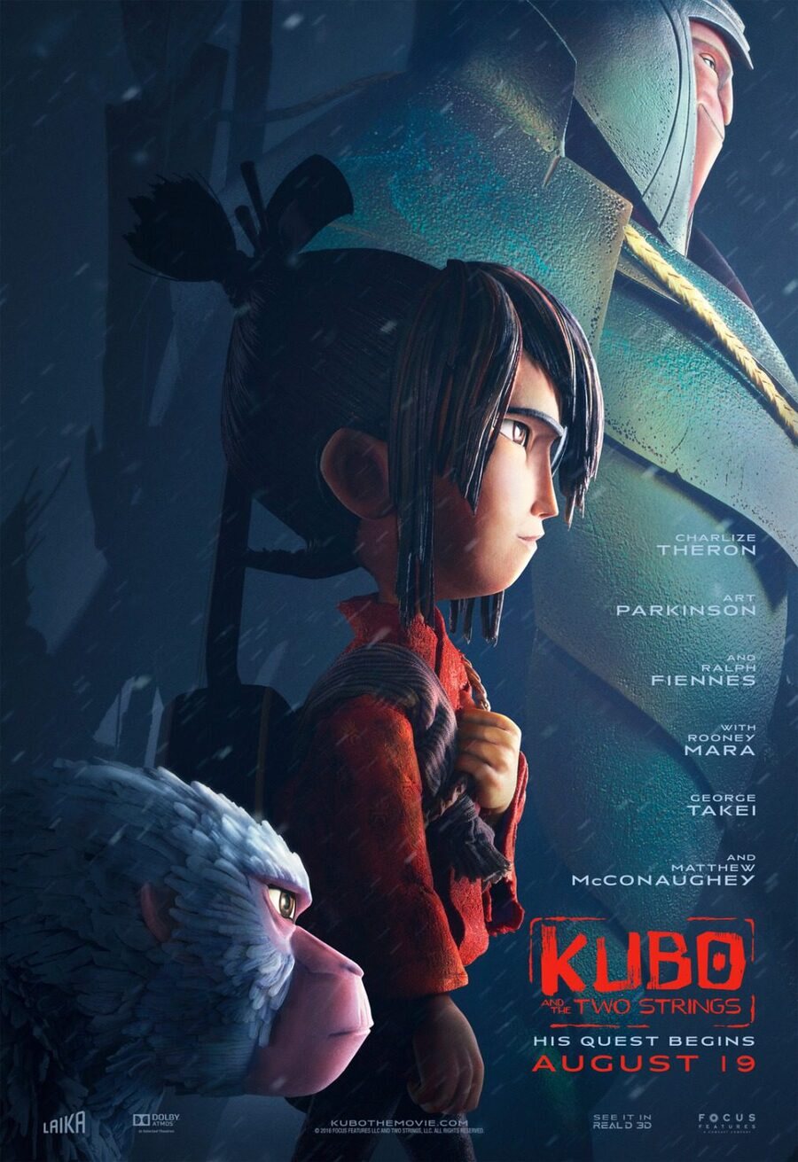 Cartel de Kubo y las dos cuerdas mágicas - Estados Unidos #2
