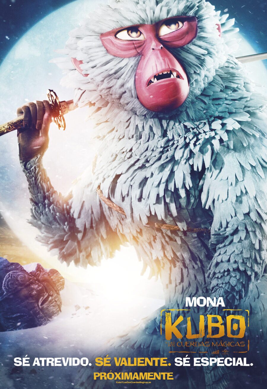 Cartel de Kubo y las dos cuerdas mágicas - Mona (España)