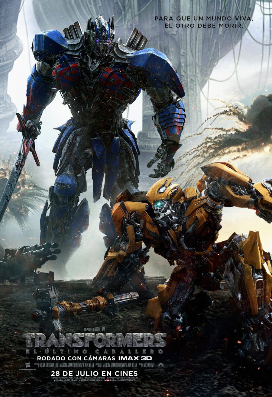 Cartel de Transformers: El último caballero - España