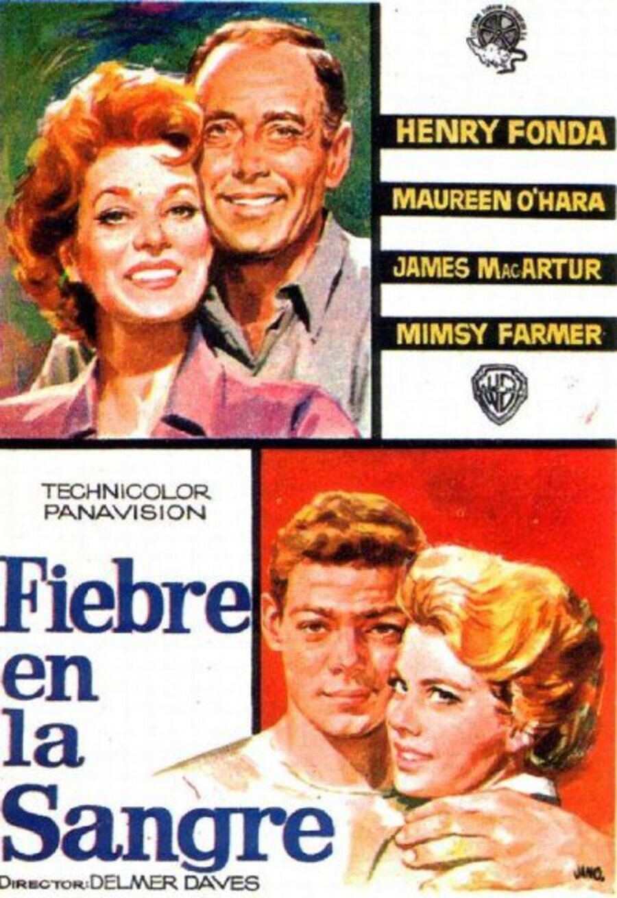 Cartel de Fiebre en la sangre - ESPAÑA