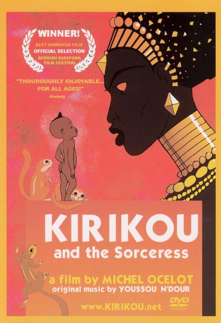 Cartel de Kirikú y la bruja - Reino Unido
