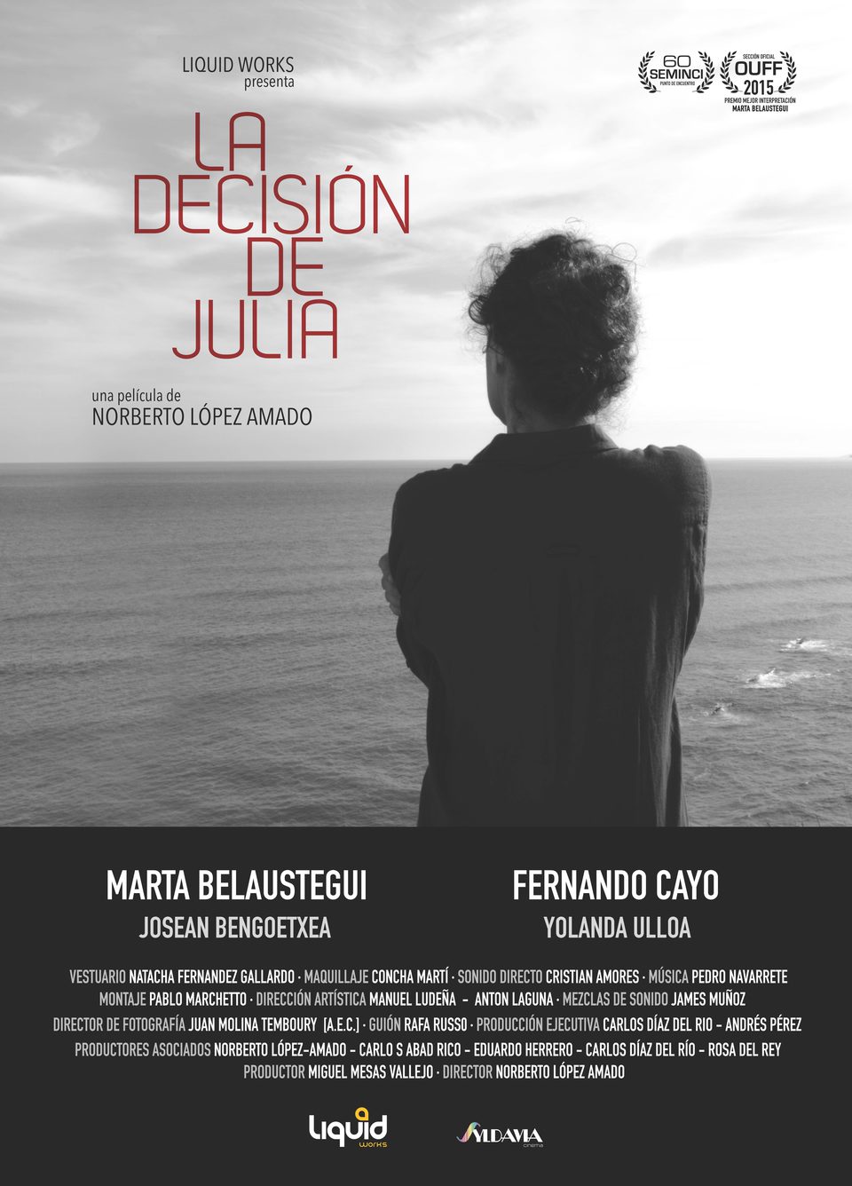 Cartel de La decisión de Julia - España