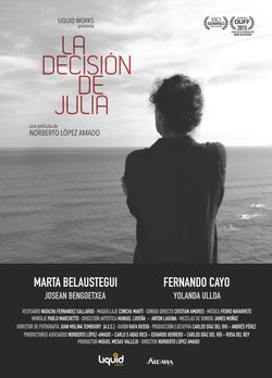 Cartel de La decisión de Julia