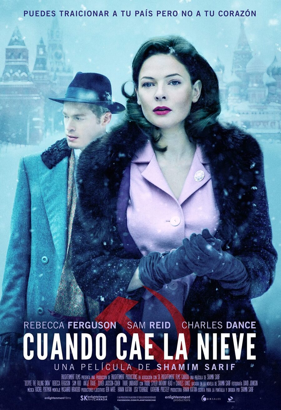 Cartel de Cuando cae la nieve - España