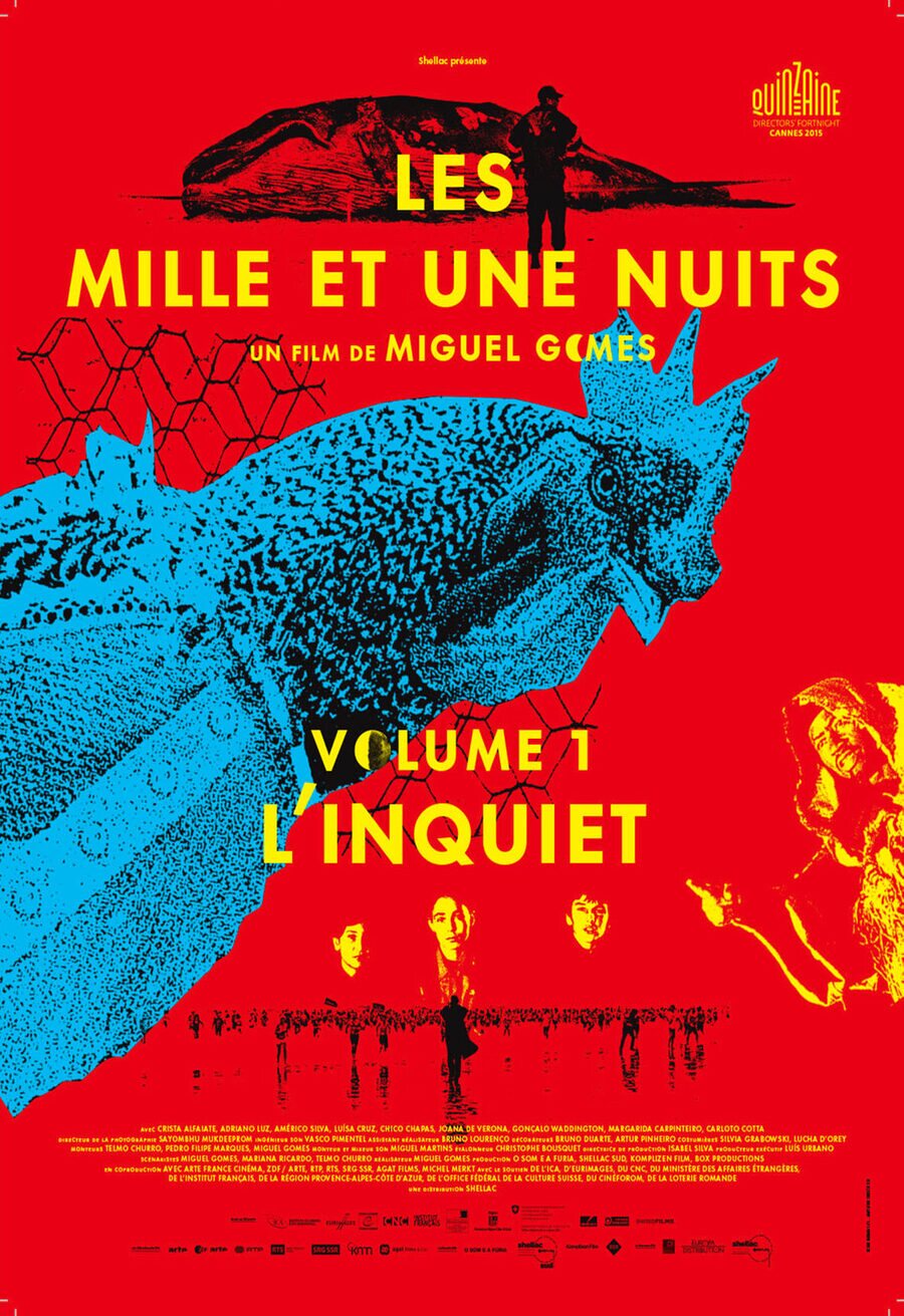 Cartel de Las mil y una noches Vol. 1 (El inquieto) - Francia