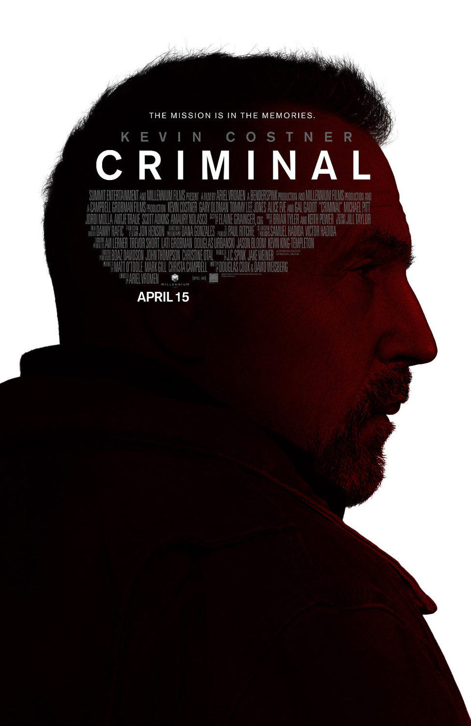 Cartel de Criminal - Kevin Costner