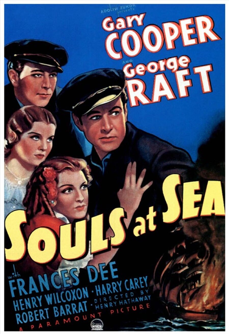 Cartel de Almas en el mar - EE.UU