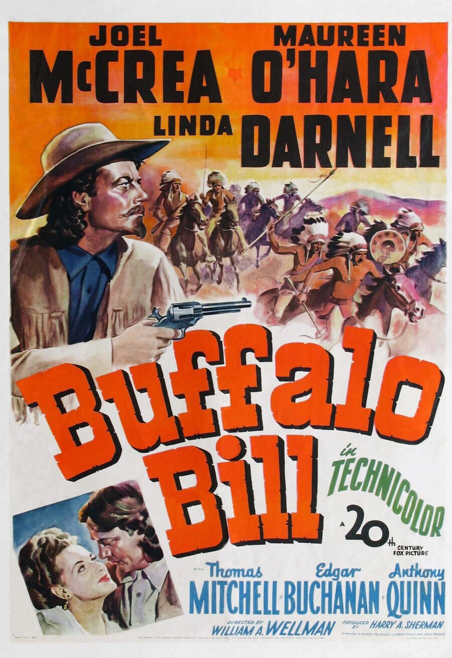 Cartel de Las aventuras de Buffalo Bill - Estados Unidos