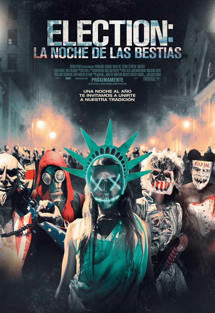 Cartel de Election: La Noche de las Bestias - España